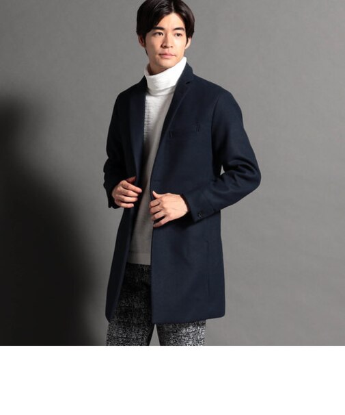 ハイブリットメルトンチェスターコート