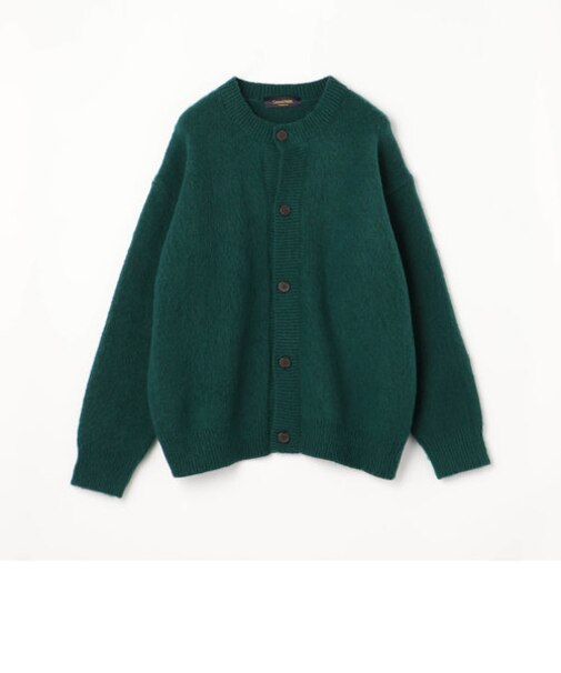 シャギーニットクルーネックカーディガン