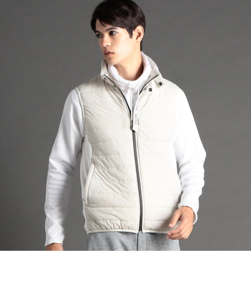 ストレッチタフタ ダウンベスト