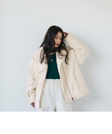 コーデュロイボアジャケット