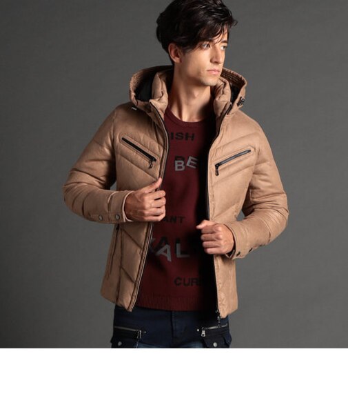 【22年モデル】マイクロスウェードダウンブルゾン