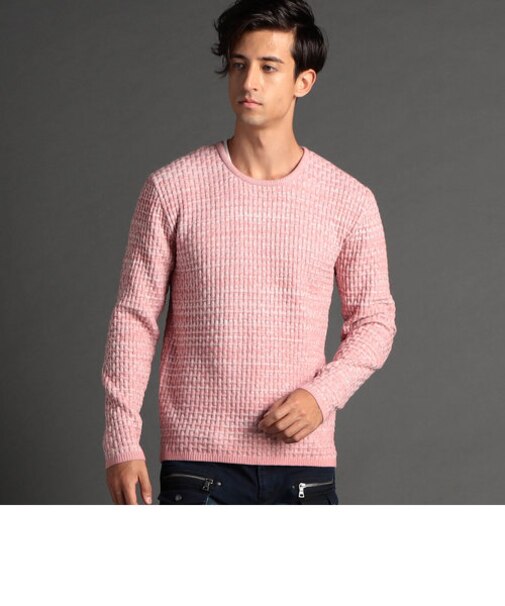 【22年モデル WEB限定再販売】ハイゲージリンクスバスケットプルオーバーニット