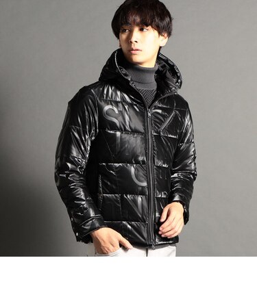 3Dロゴプリント中綿ブルゾン