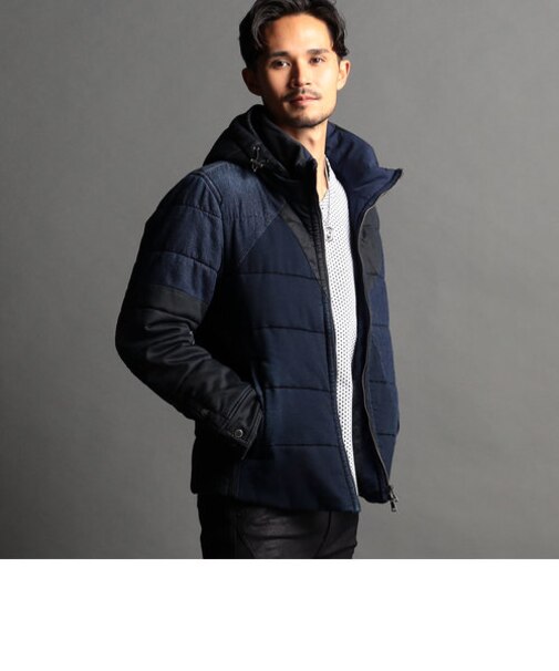 アラカルトデニム ダウンライクブルゾン