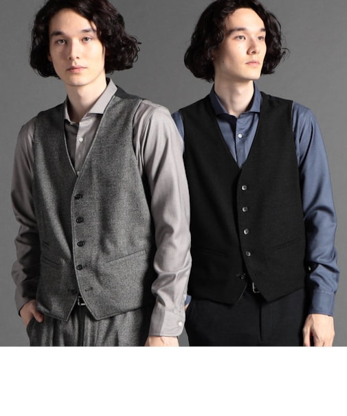 【ex/tra】ツィーディウォーム リバーシブルベスト