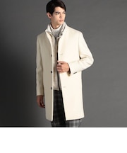 ウールビーバー スタンドカラーコート