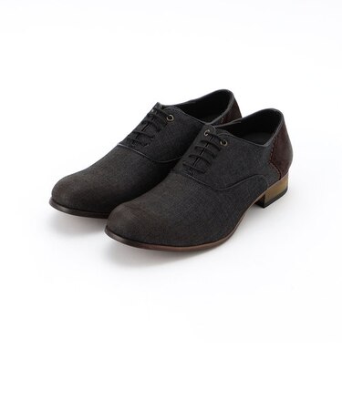 内羽根プレーントゥシューズ