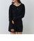 キツネ刺繍リンガーロンTEE