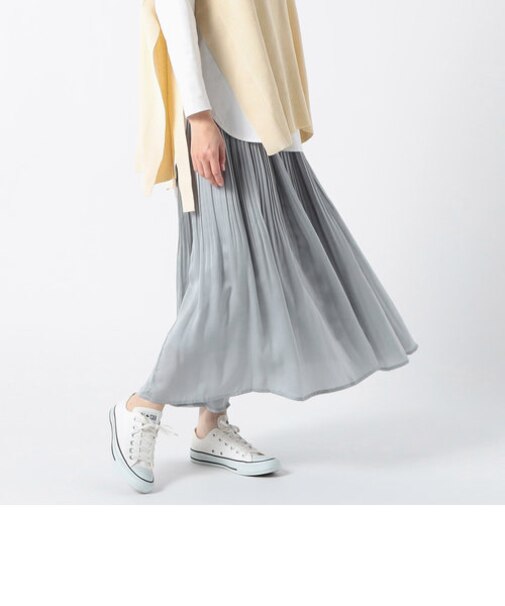 洗えるヴィンテージサテンスカート
