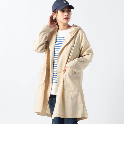 軽量ロング丈フードコート