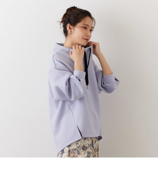 フード風スタンドプルオーバー／ダンボールポンチ