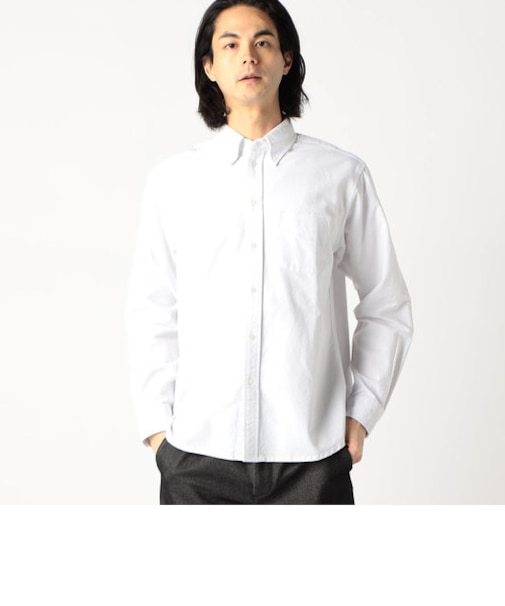 オックスボタンダウンシャツ