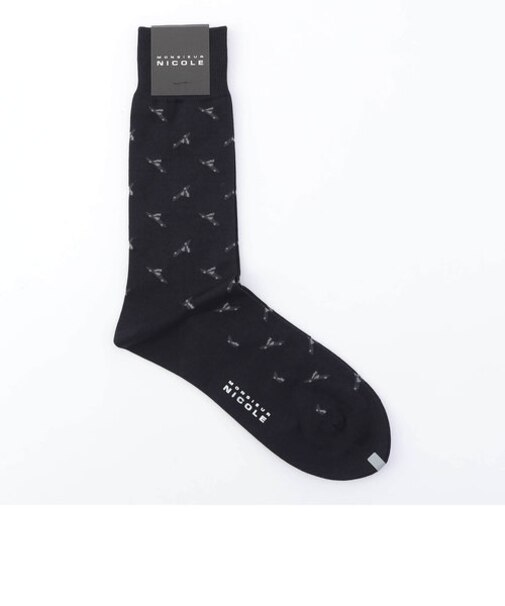 カーモチーフ クルーソックス