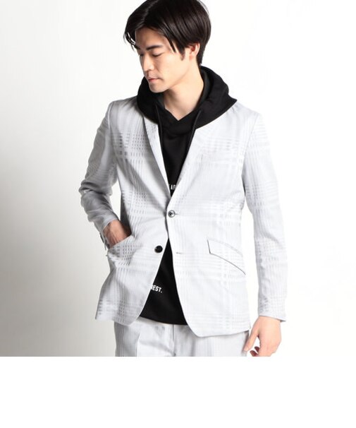 ブライトビッグチェックジャケット