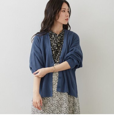 ボクシー Vネック ニット カーディガン