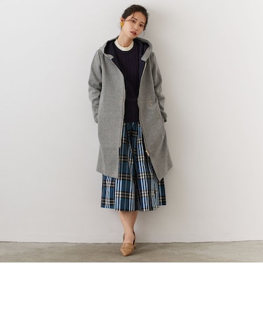 2WAYフードカーディガン