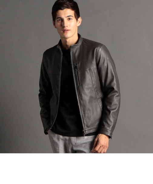 シープレザー ライダースブルゾン