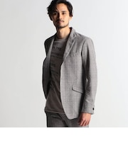 シアサッカーデザインジャケット