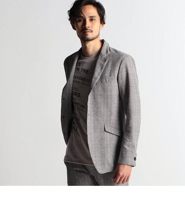 シアサッカーデザインジャケット