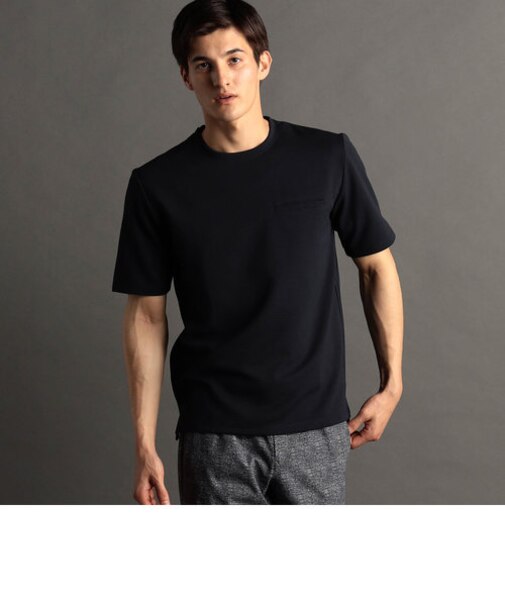 タックボーダー クルーネックTシャツ