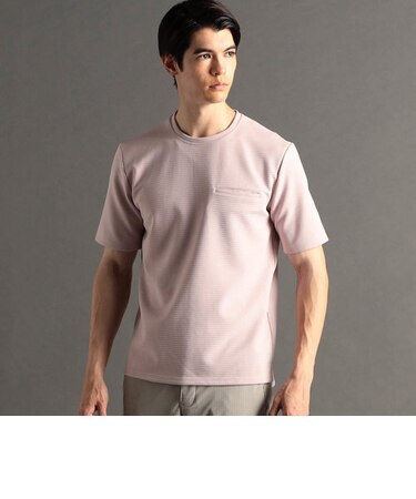 タックボーダー クルーネックTシャツ