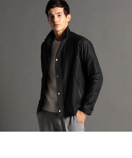 テクニカルシャイニーニット ブルゾン