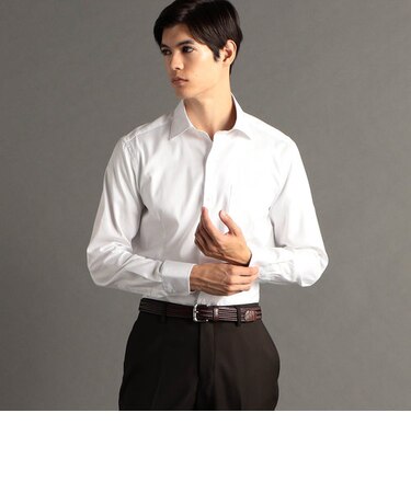 MONTI ホワイトドビー ドレスシャツ