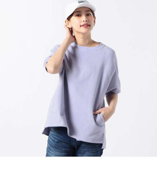 半袖ポケット付きライトトレーナー