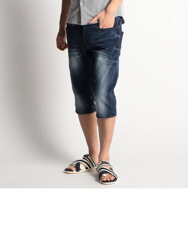 アラカルトデニムクロップドパンツ