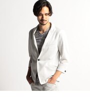 カットソースタンドジャケット