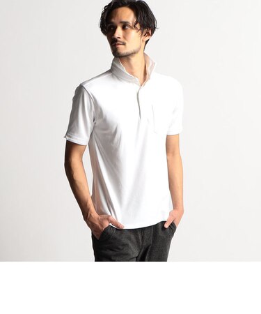 ホリゾンタルカラーポロシャツ