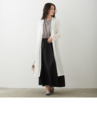 ランダムリブカーディガン