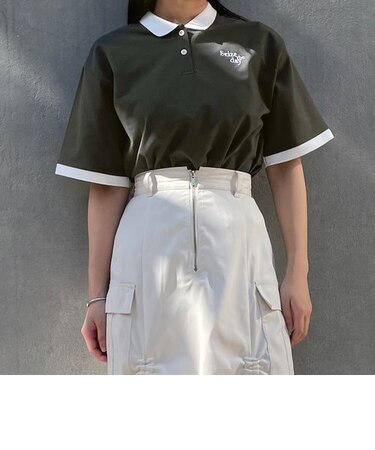 バイカラーポロシャツ