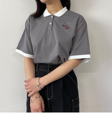 バイカラーポロシャツ