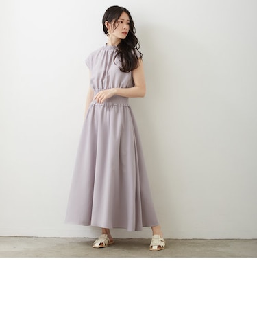 ウエストシャーリングワンピース