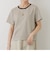 キツネ刺繍リンガーTシャツ
