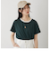 キツネ刺繍リンガーTシャツ