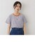 キツネ刺繍リンガーTシャツ