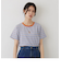 キツネ刺繍リンガーTシャツ