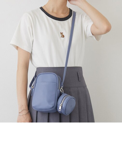 ポーチ付きショルダーバッグ