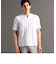 シャドーチェック キーネックTシャツ