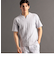 シャドーチェック キーネックTシャツ