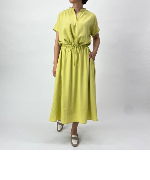 レイヤード風スキッパーワンピース