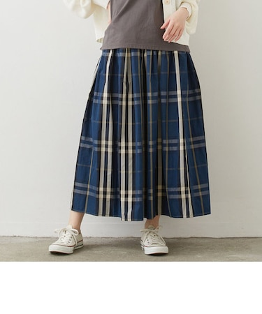 タフタチェックスカート