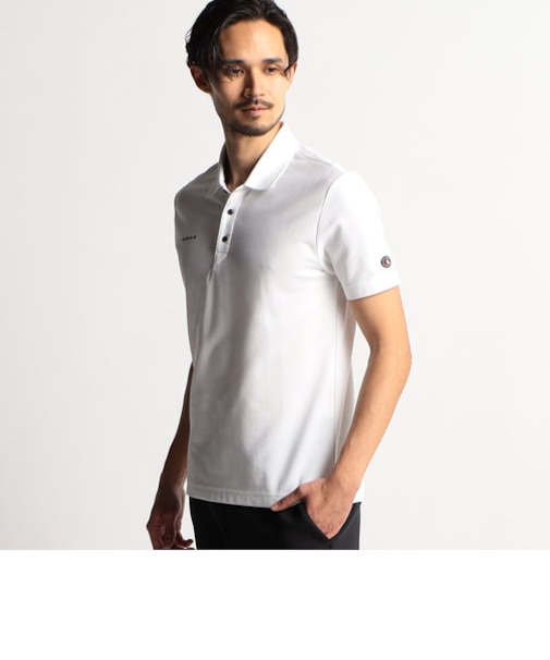 【NICOLE SPORTS】ドライカノコロゴ刺繍ポロシャツ