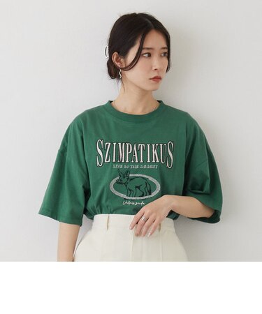 フェネック カレッジ刺繍Tシャツ