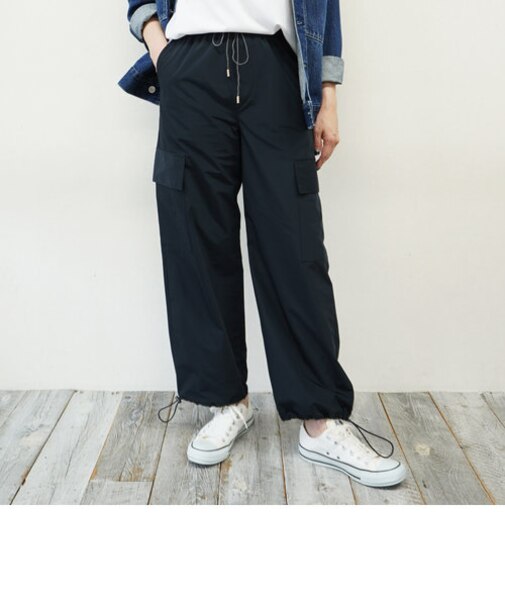 裾ドロスト　カーゴパンツ