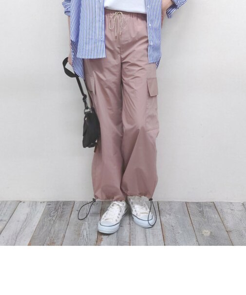 裾ドロスト　カーゴパンツ