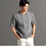 グレンチェックジャカード Tシャツ