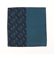 ダイヤ/千鳥 ポケットチーフ